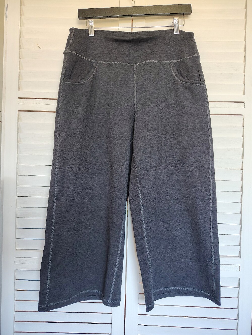 Promover Active Wear Crop Wide Leg Pant